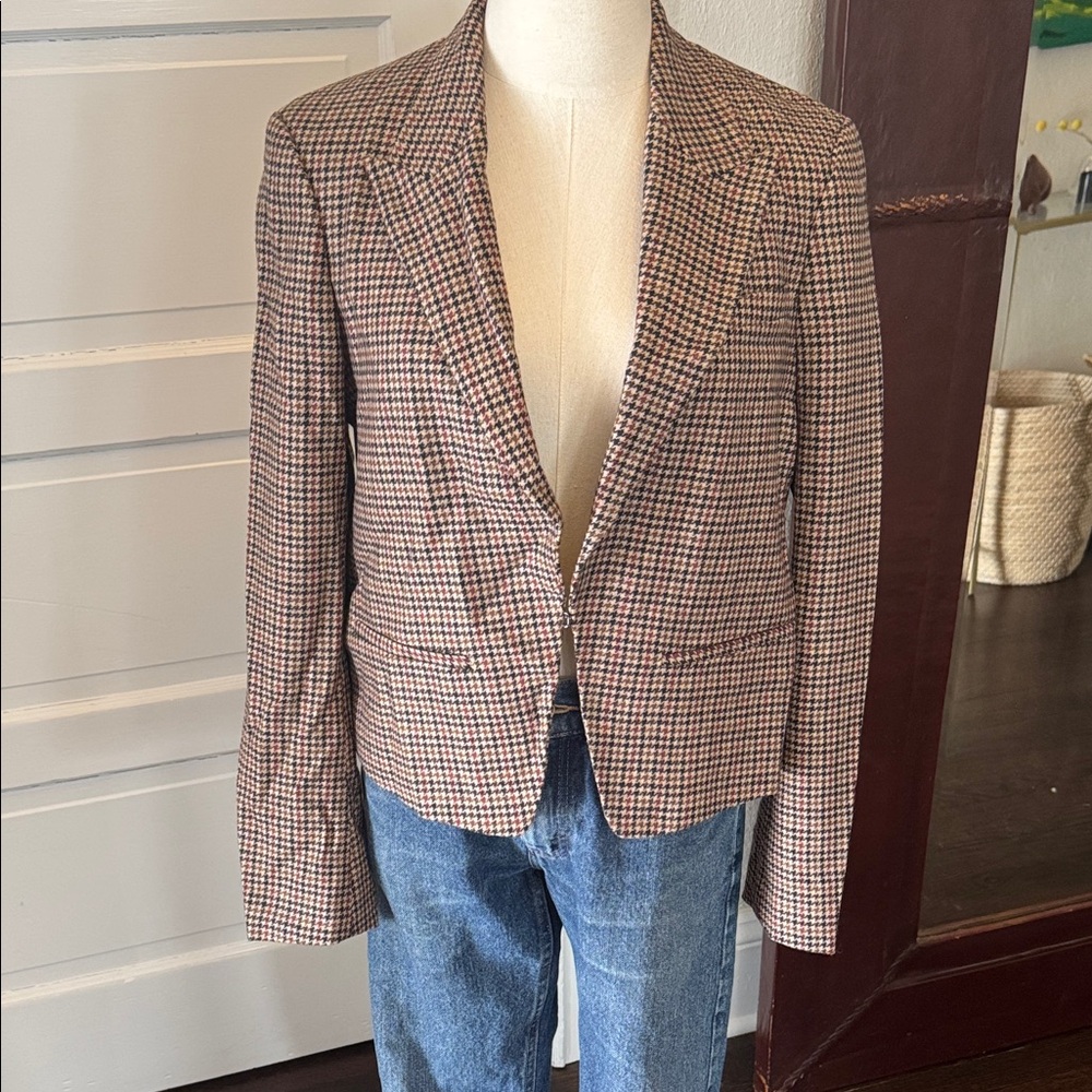 rag & bone Wool blend Checkered Blazer